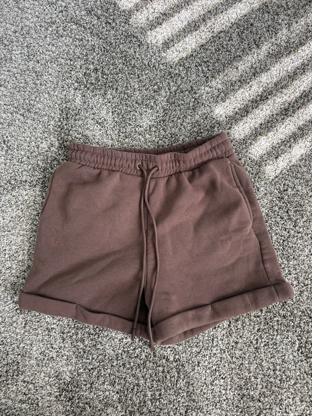 Always Women's Chocolate Brown Sweat Shorts